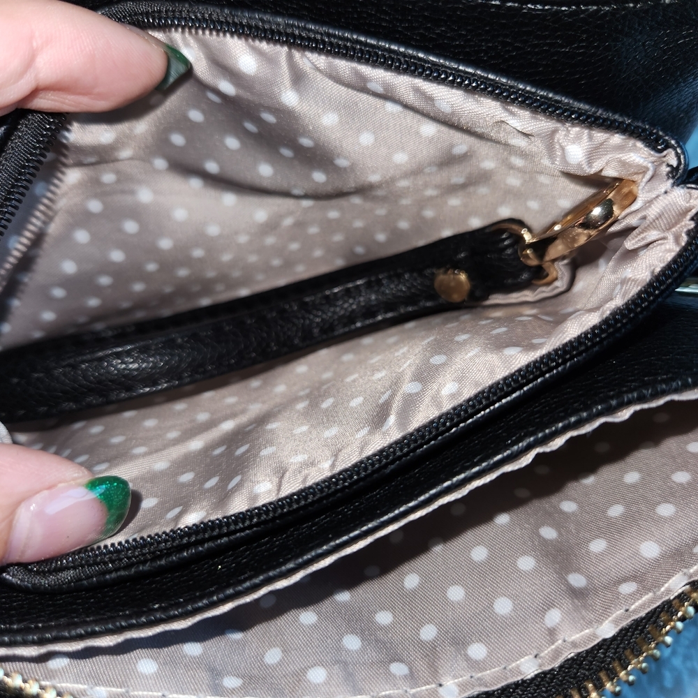 Classic Black Braided Crossbody Bag - Unbranded - Picture 9 of 12